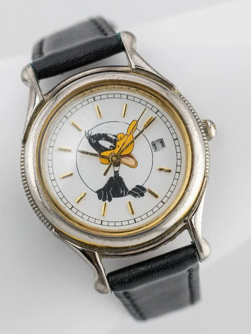 FOSSIL Daffy Duck Looney Tunes Leather Quartz Analog Women's Watch New Battery